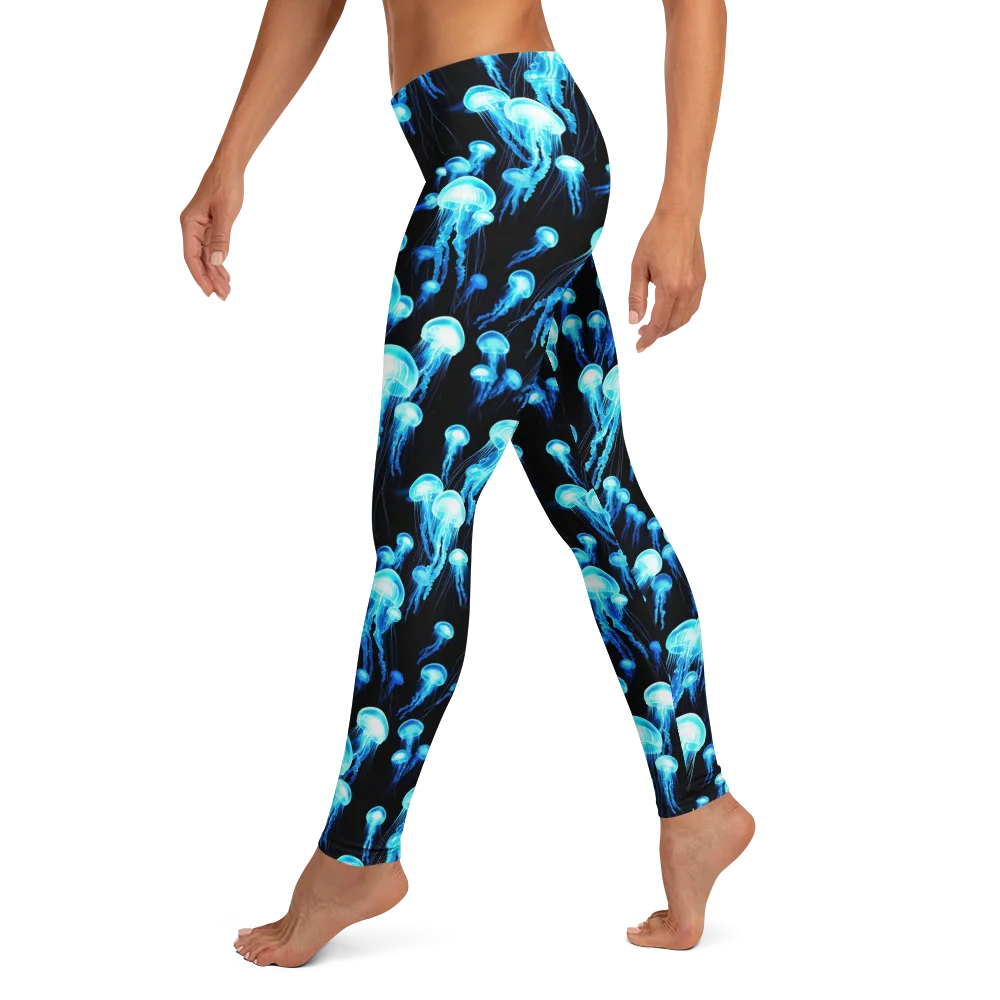 Electric Abyss on Leggings — Left