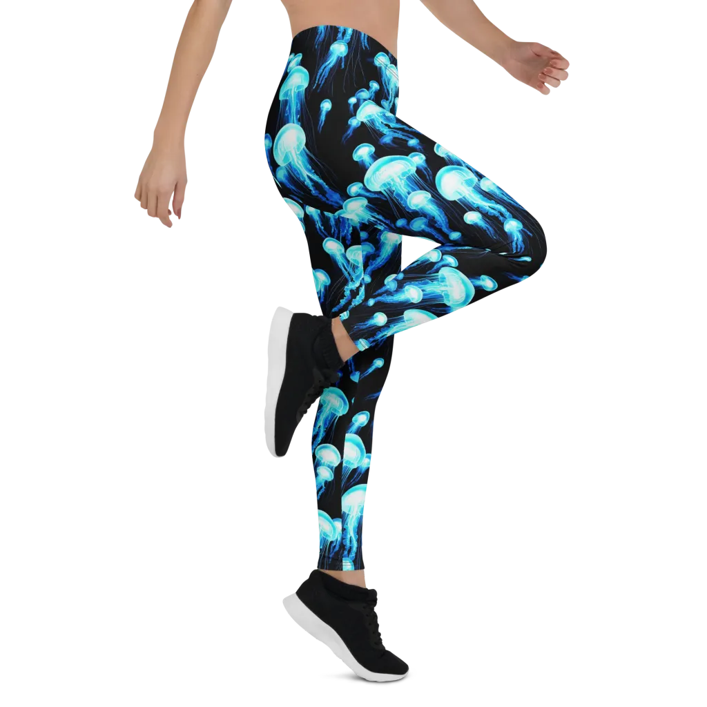 Electric Abyss on Leggings — Right