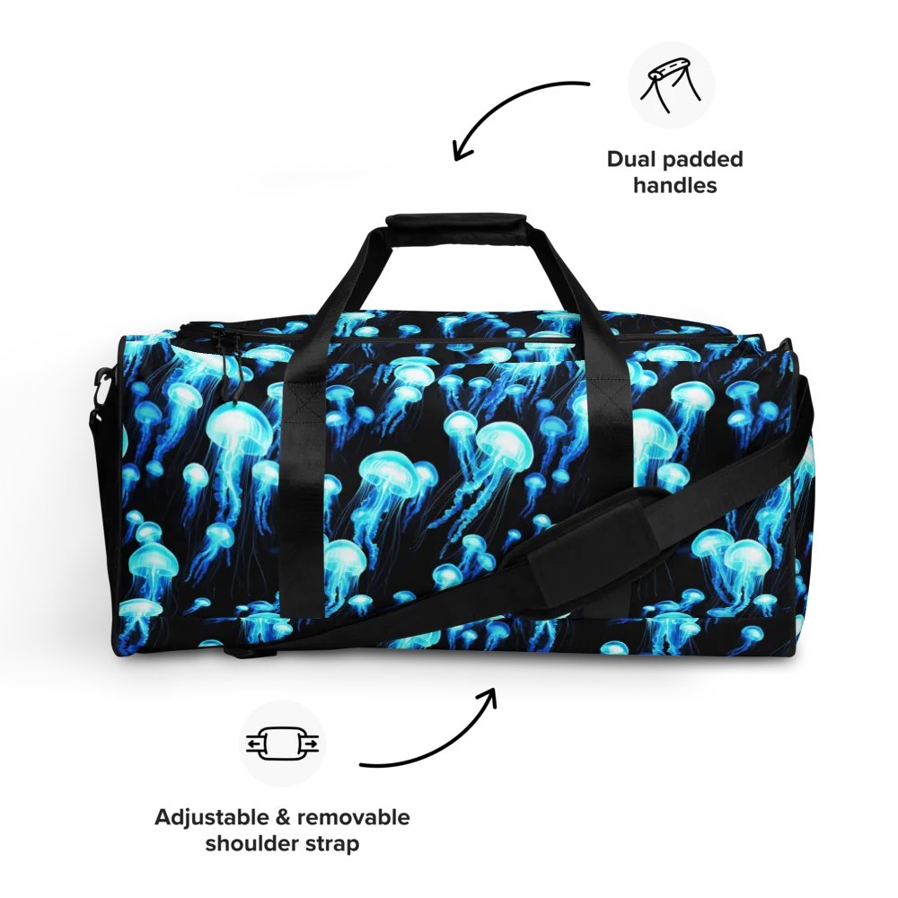 Electric Abyss on Duffle Bag — Front