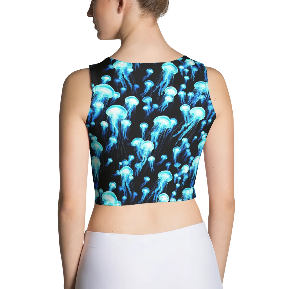 Electric Abyss on Crop Top — Back