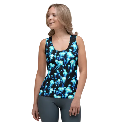 Electric Abyss on a Women's Tank Top
