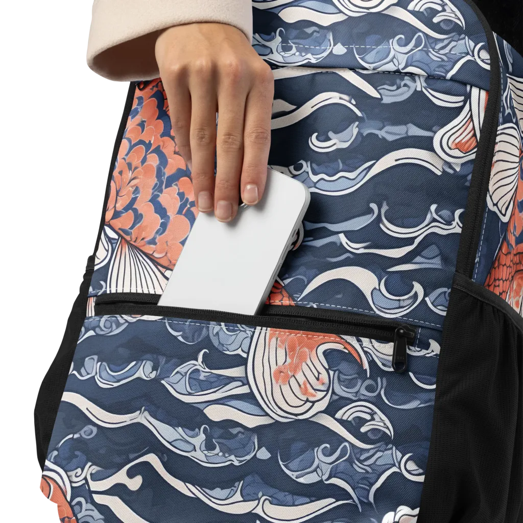 Vermilion Tide on Utility Backpack — Product details