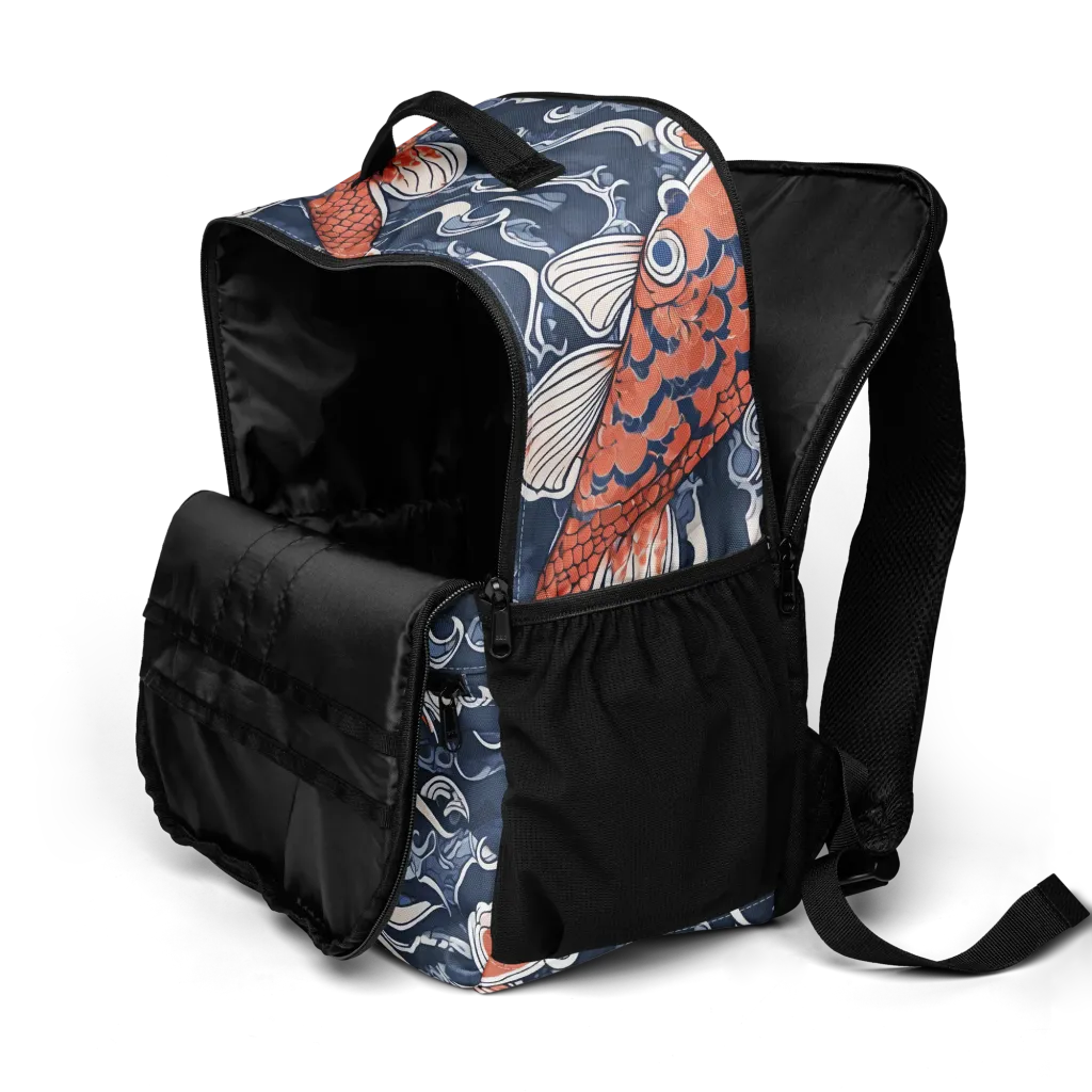 Vermilion Tide on Utility Backpack — Product details 2