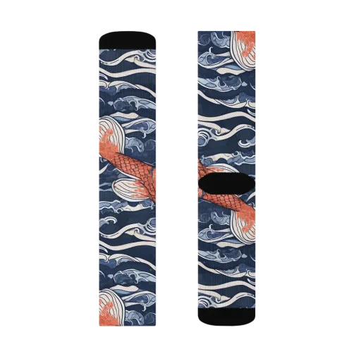 Vermilion Tide on a Socks
