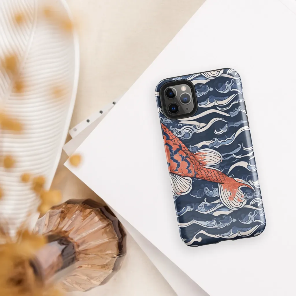 Vermilion Tide on Tough Case for iPhone® — Front