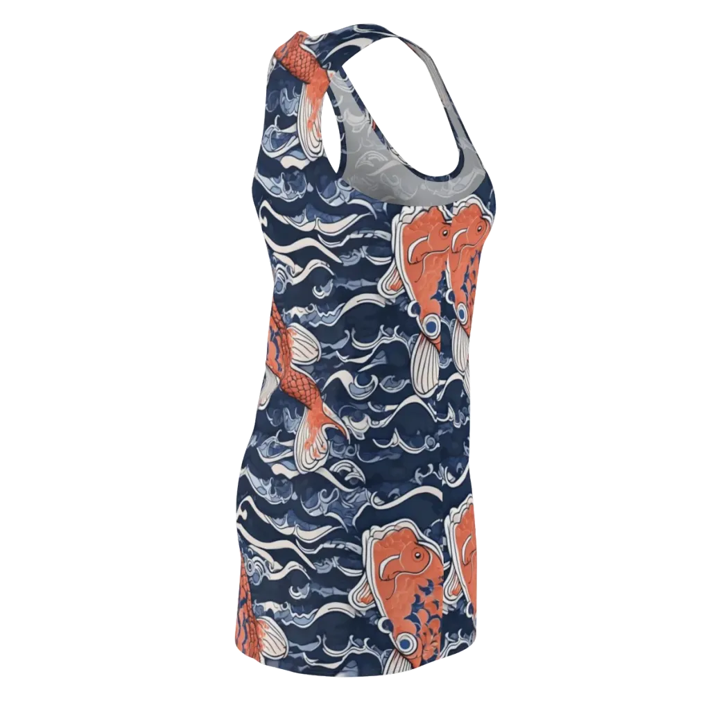 Vermilion Tide on Racerback Dress — Back Side