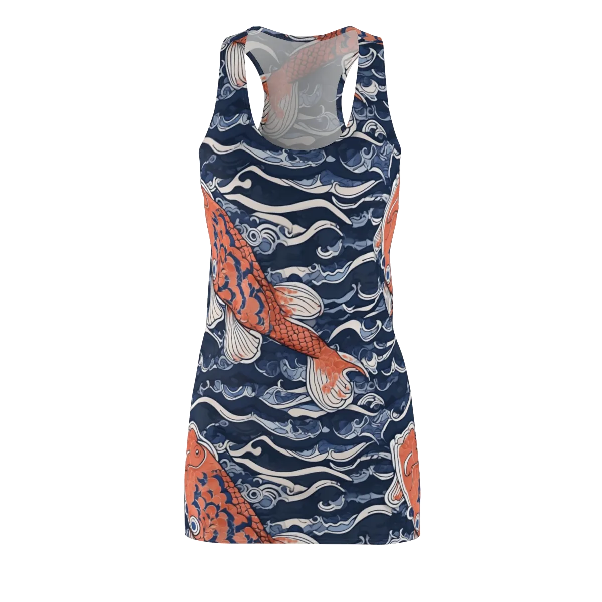 Vermilion Tide on Racerback Dress — Front