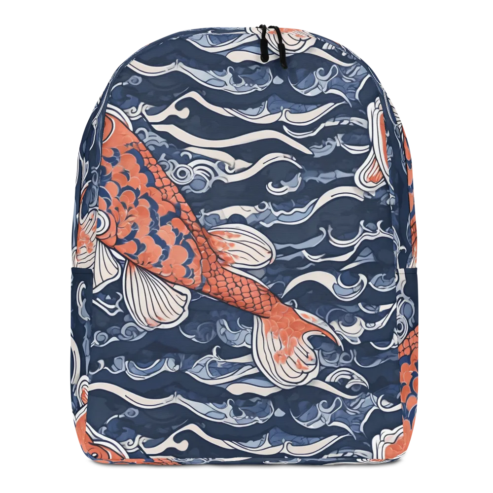 Vermilion Tide on Minimalist Backpack — Front