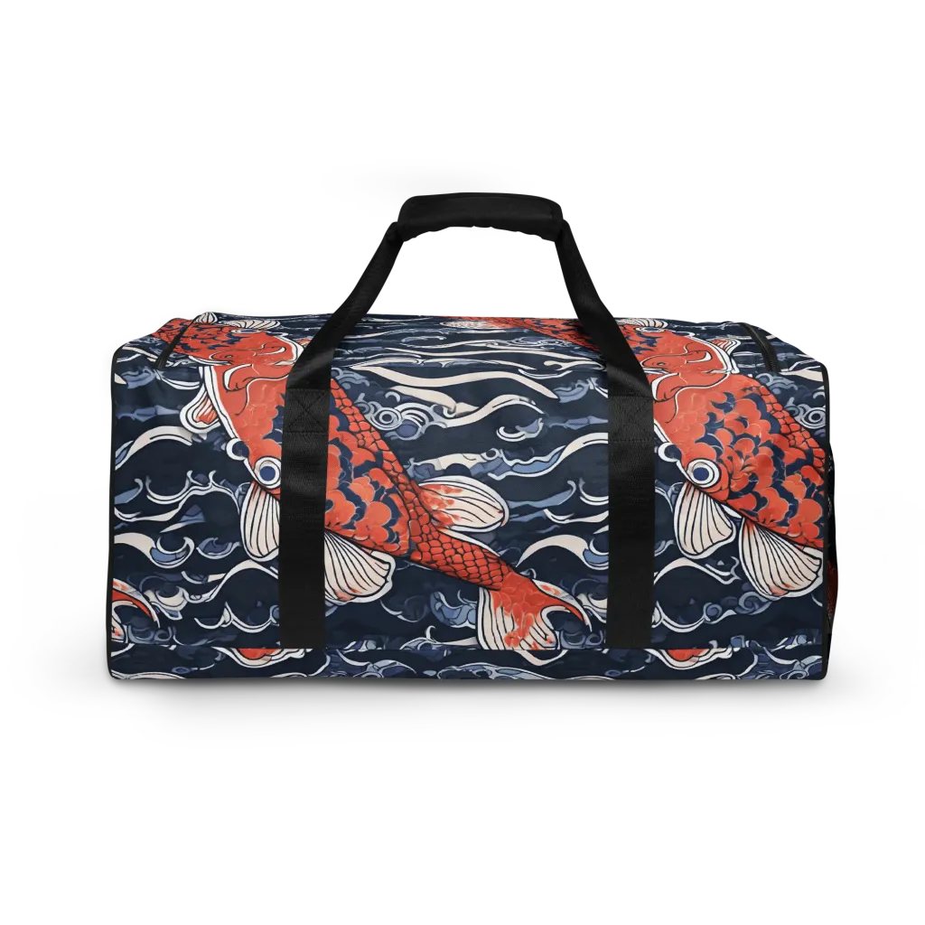 Vermilion Tide on Duffle Bag — Back