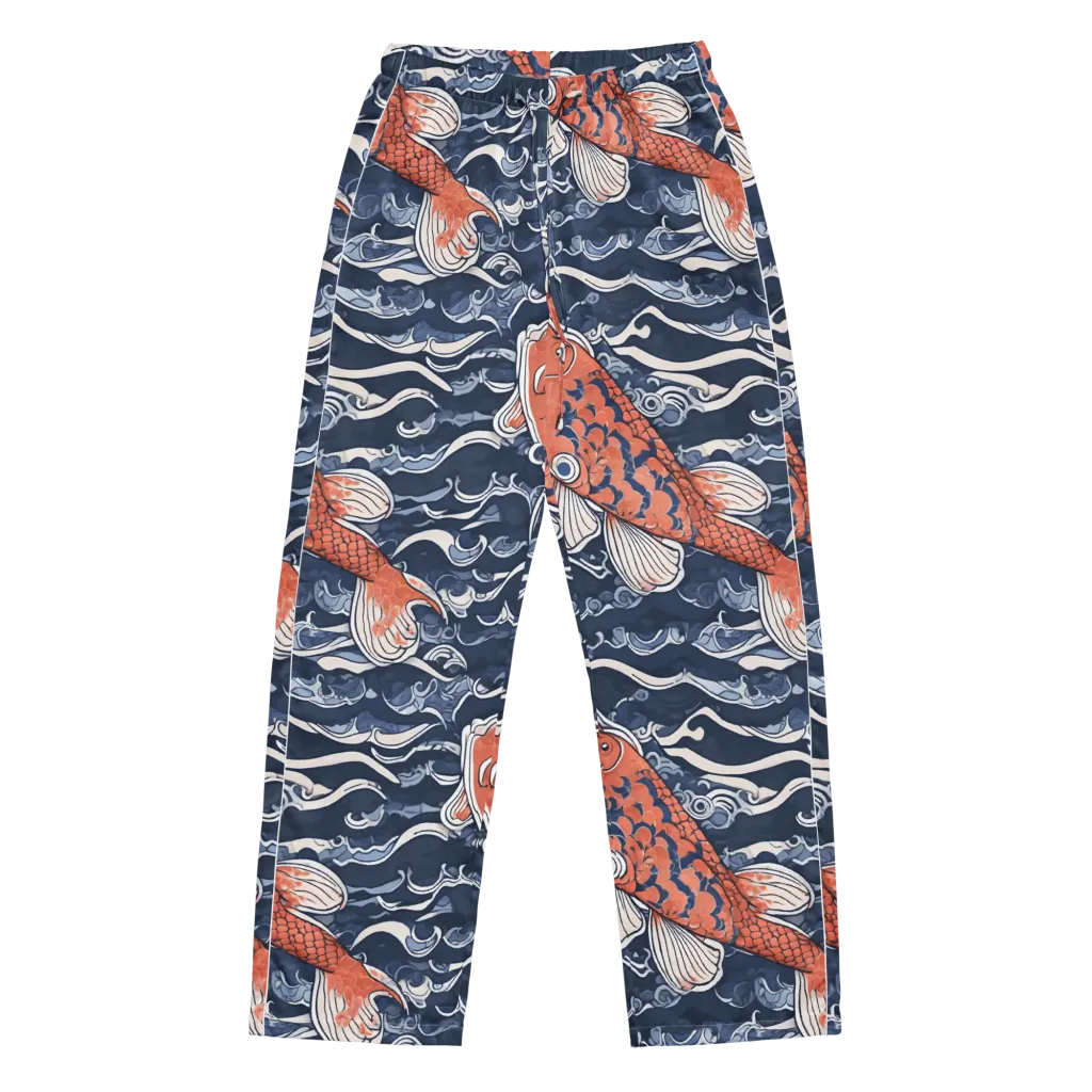 Vermilion Tide on Women's Pajama Pants — Front