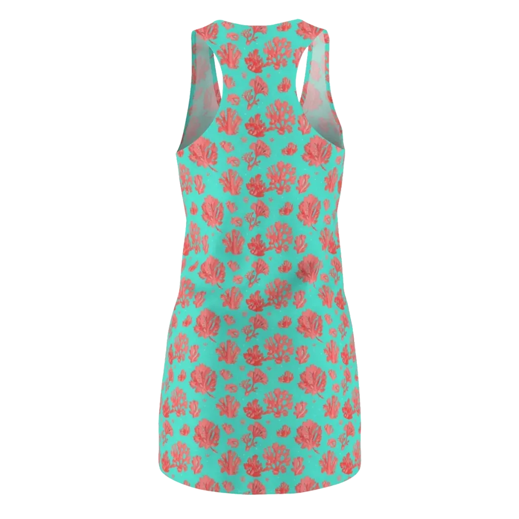Reef Garden on Racerback Dress — Back