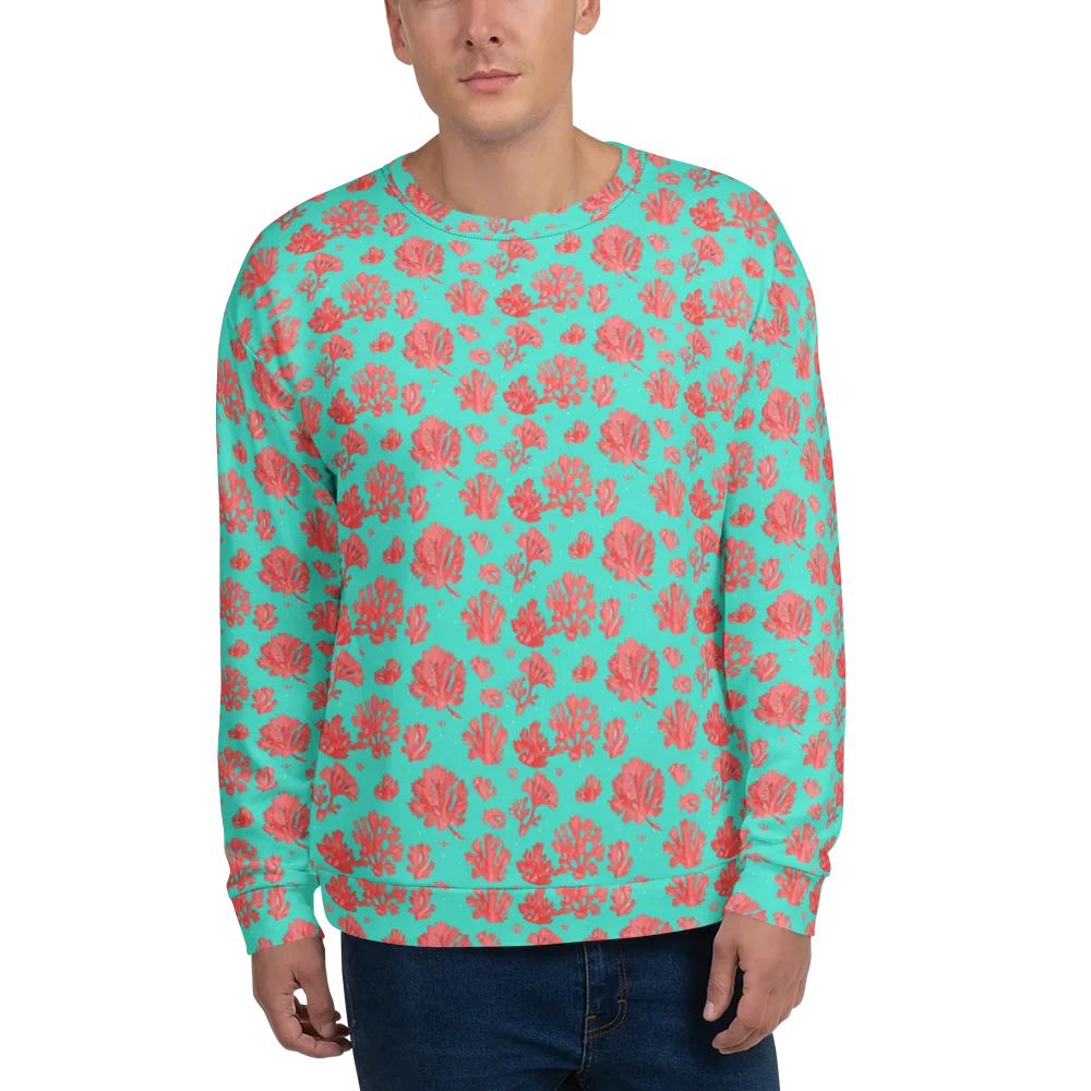 Reef Garden on Sweatshirt — Front