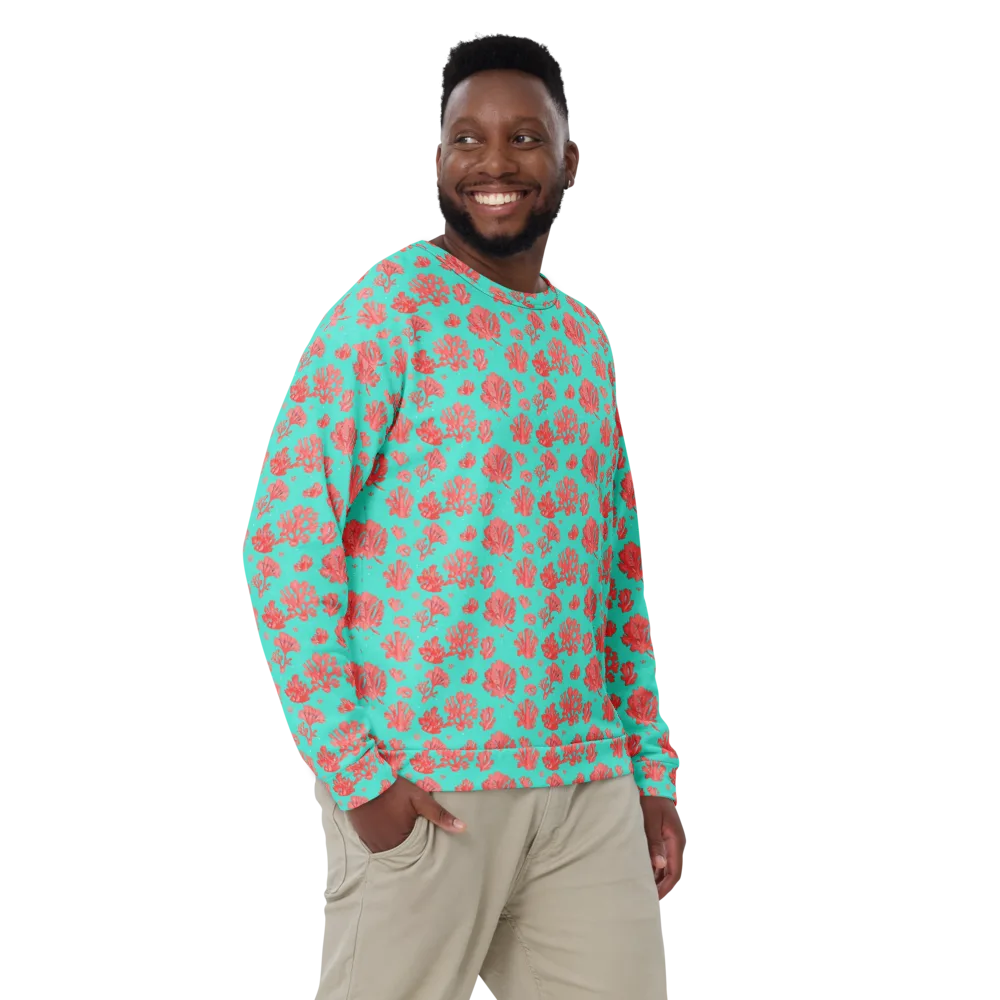 Reef Garden on Sweatshirt — Front