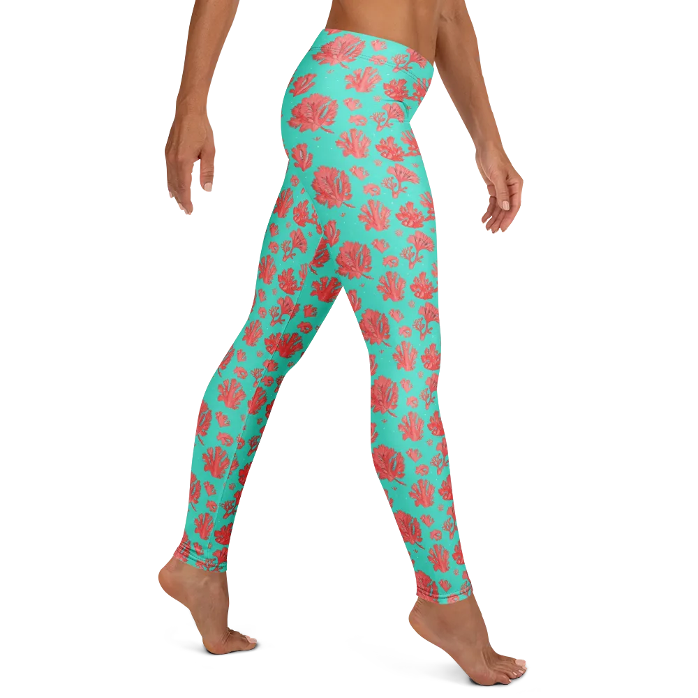 Reef Garden on Leggings — Right