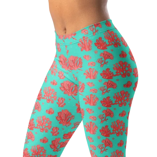 Reef Garden on a Leggings