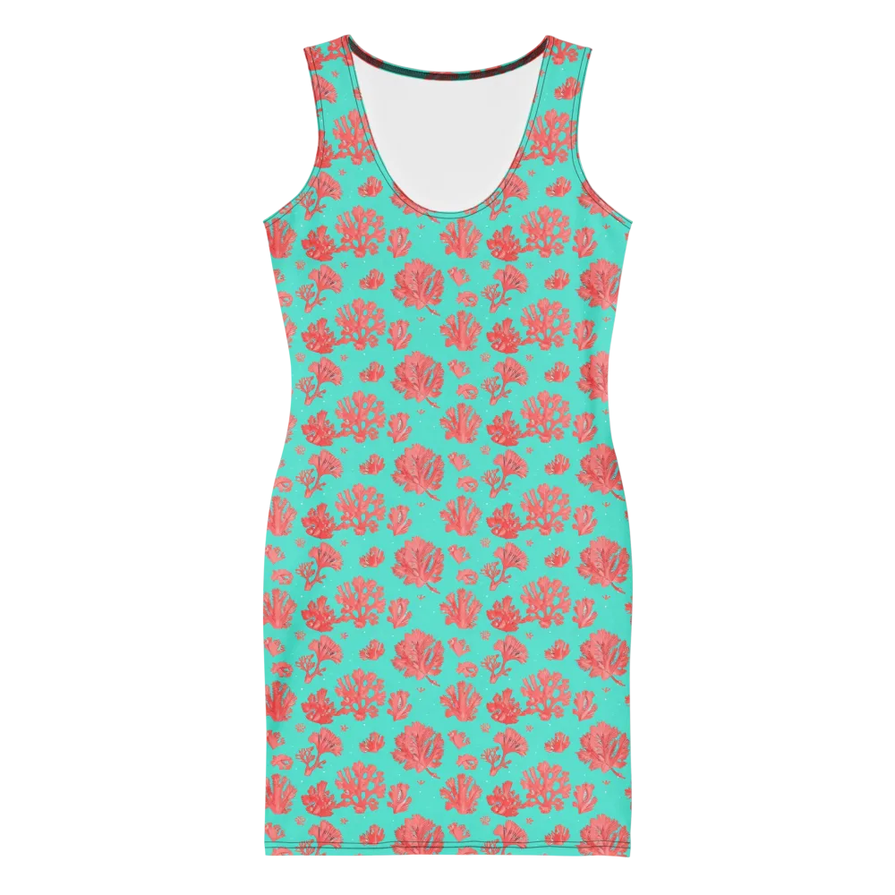 Reef Garden on Bodycon Dress — Front
