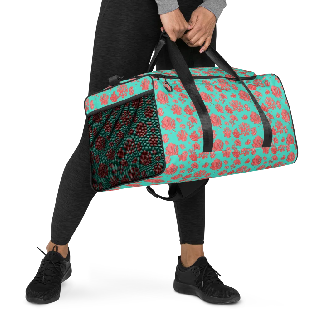 Reef Garden on Duffle Bag — Right Front
