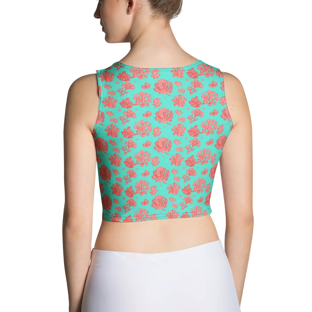 Reef Garden on Crop Top — Back