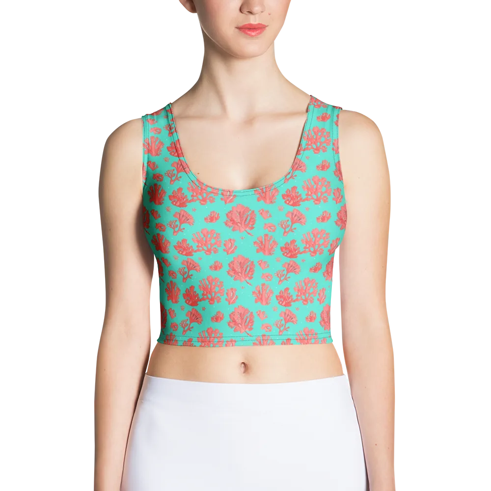 Reef Garden on Crop Top — Front