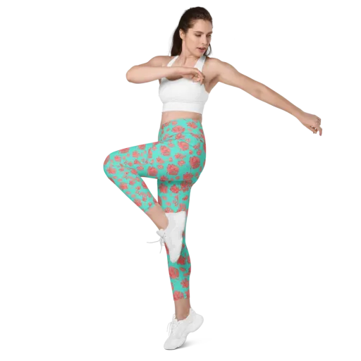 Reef Garden on a Leggings with Pockets