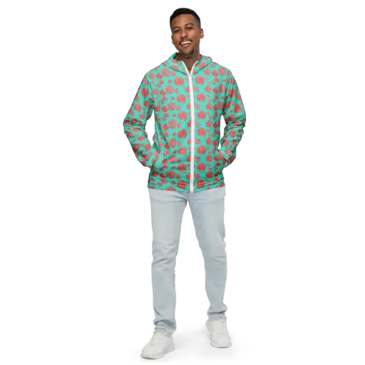 Reef Garden on a Men's Windbreaker