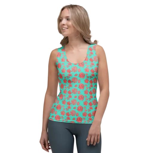 Reef Garden on a Women's Tank Top