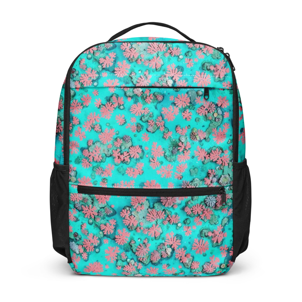 Coral Mirage on Utility Backpack — Front