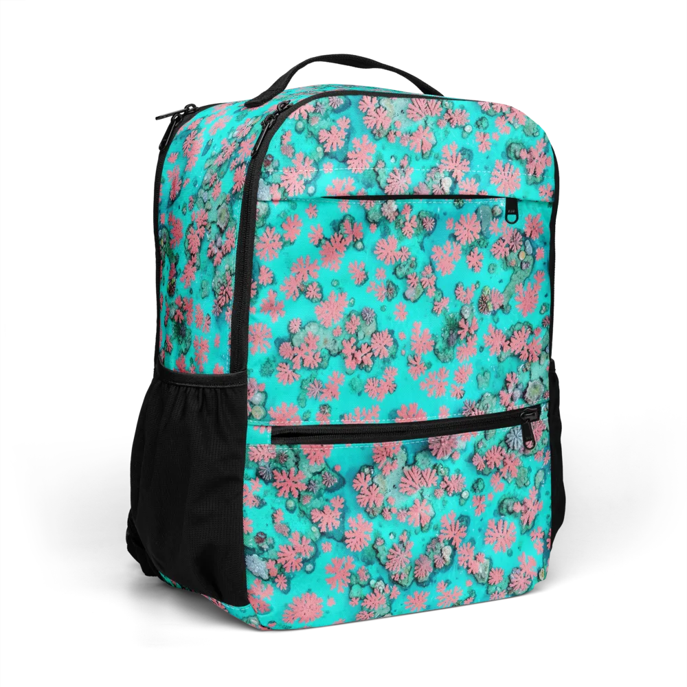 Coral Mirage on Utility Backpack — Right Front