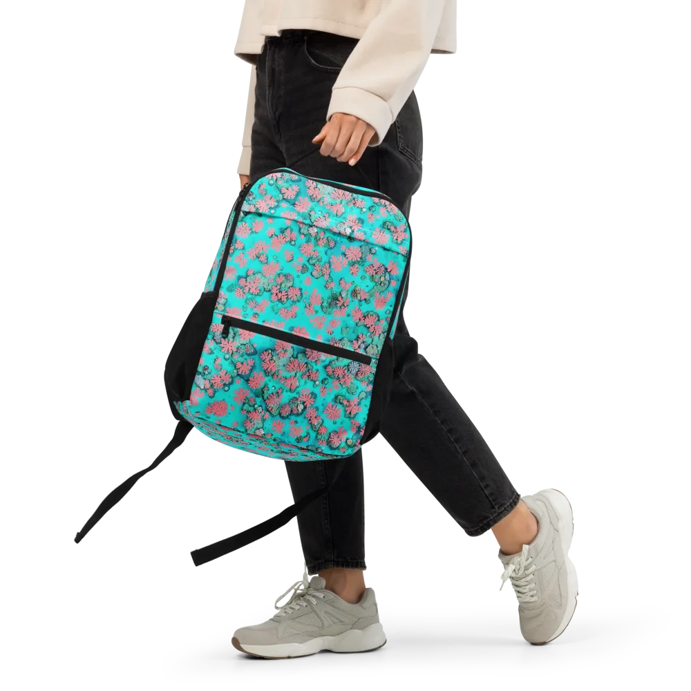 Coral Mirage on Utility Backpack — Front