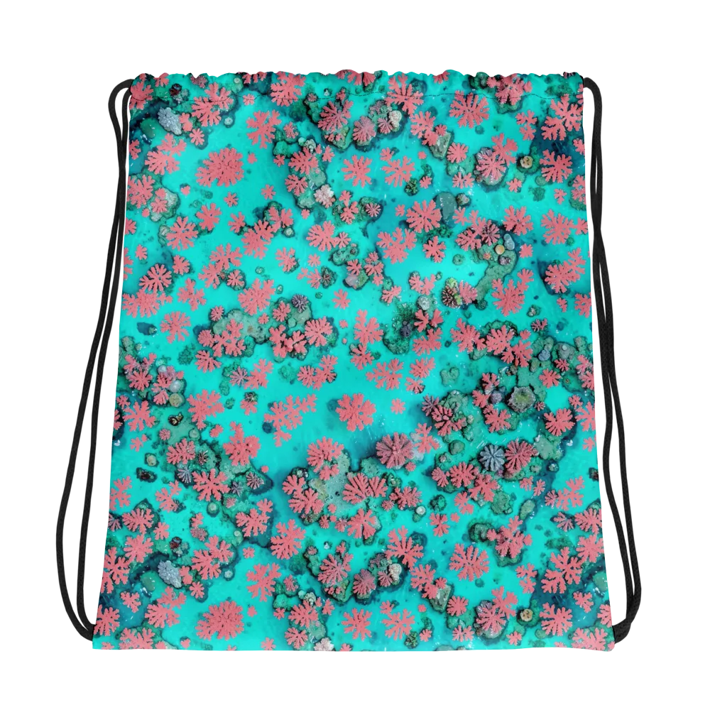 Coral Mirage on Drawstring Bag — Photo