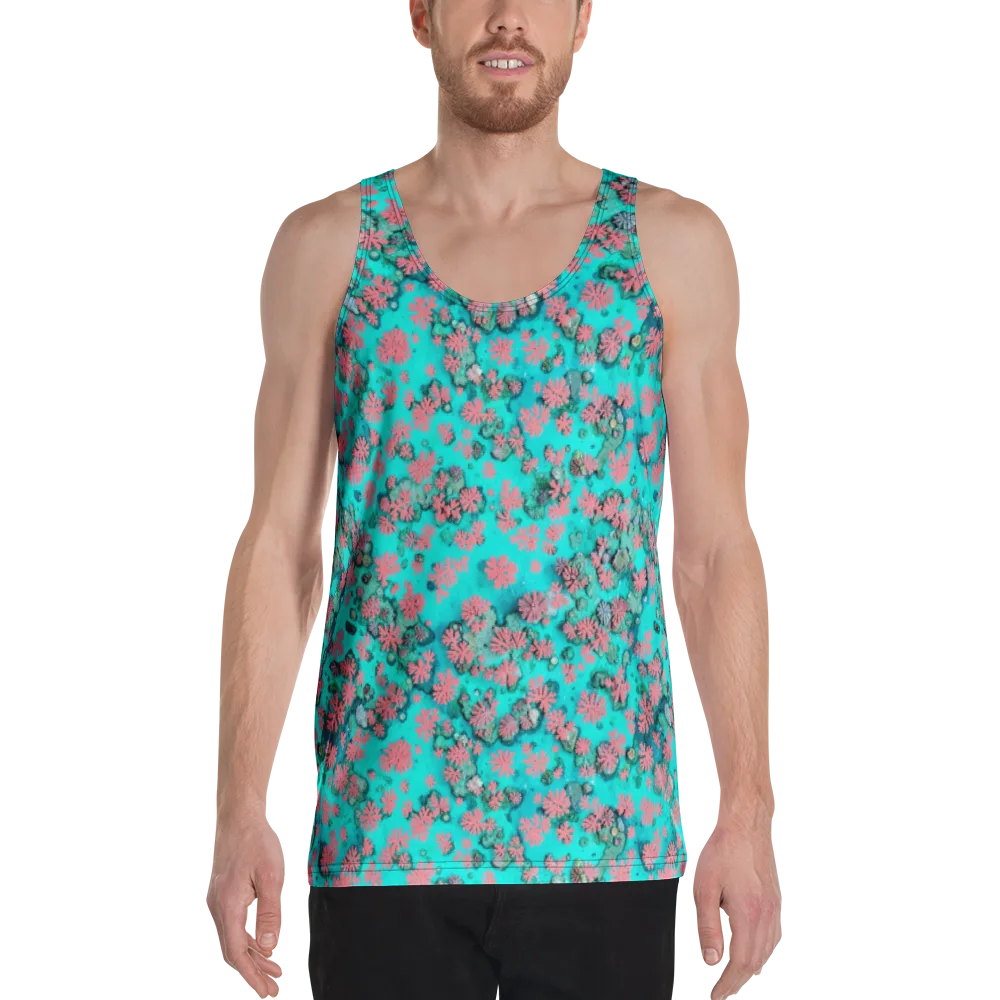 Coral Mirage on Men's Tank Top — Front