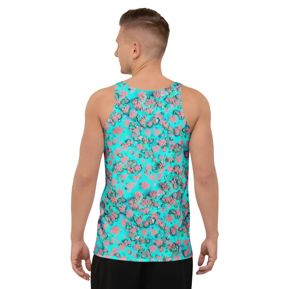Coral Mirage on Men's Tank Top — Back