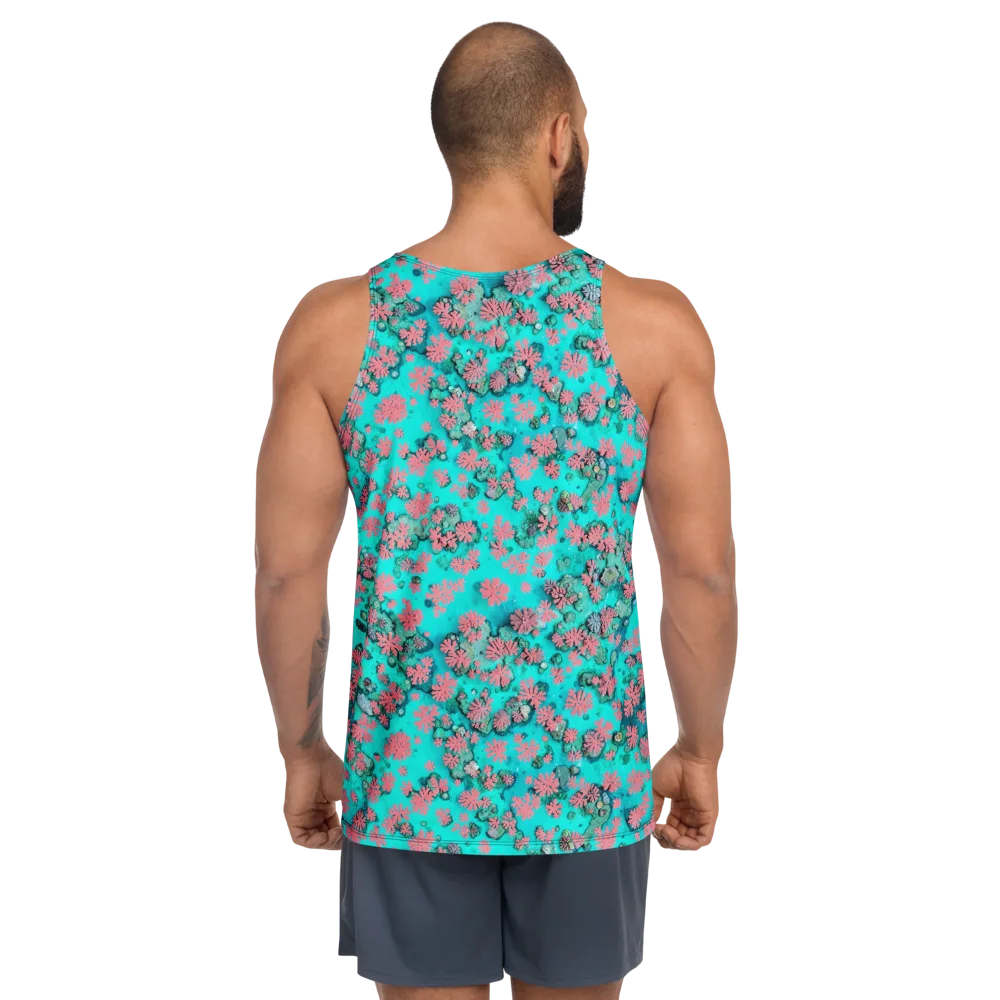 Coral Mirage on Men's Tank Top — Back