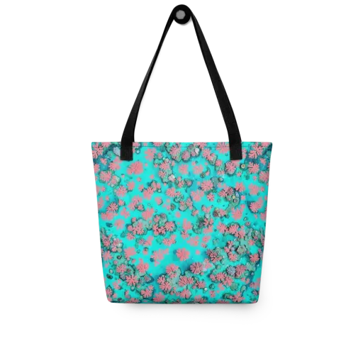 Coral Mirage on a Tote Bag