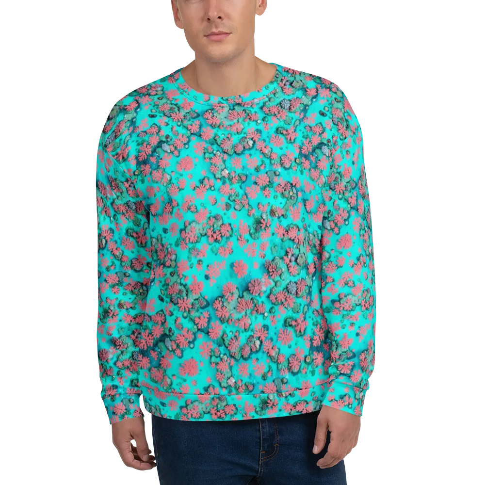 Coral Mirage on Sweatshirt — Front