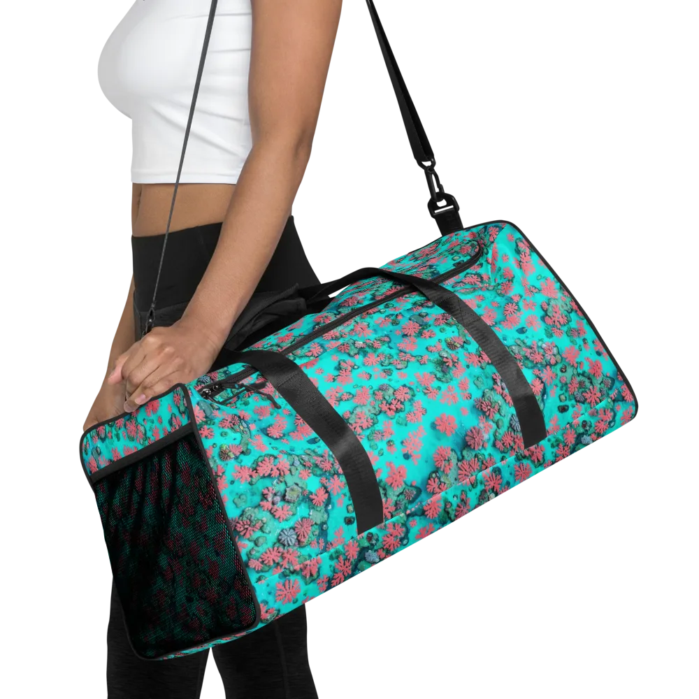 Coral Mirage on Duffle Bag — Front