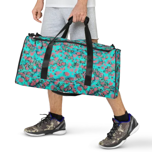 Coral Mirage on a Duffle Bag