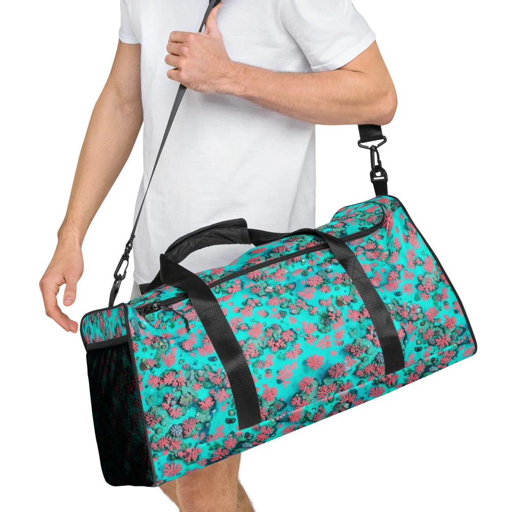 Coral Mirage on Duffle Bag — Right Front