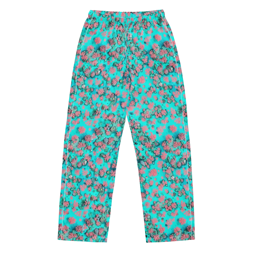 Coral Mirage on Women's Pajama Pants — Front