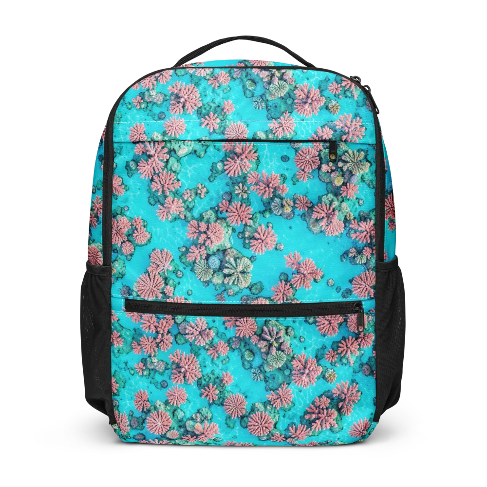 Coral Lagoon on Utility Backpack — Front