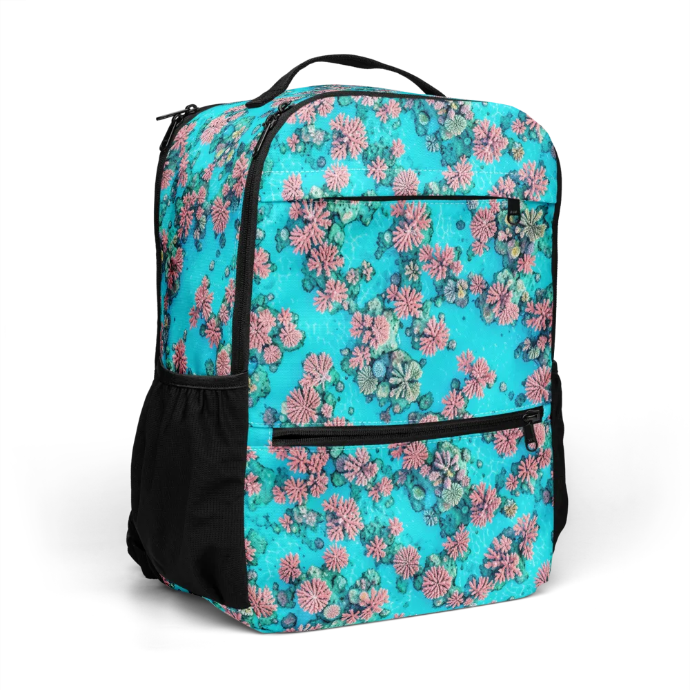 Coral Lagoon on Utility Backpack — Right Front