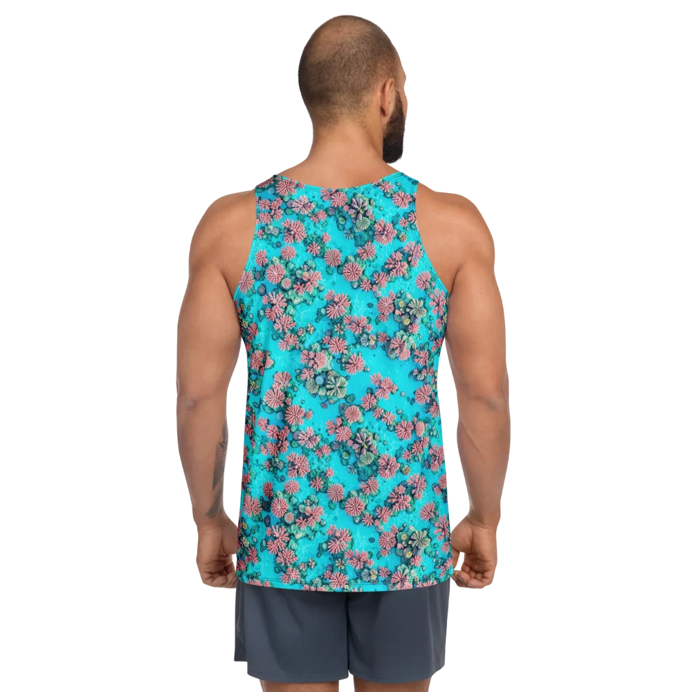 Coral Lagoon on Men's Tank Top — Back