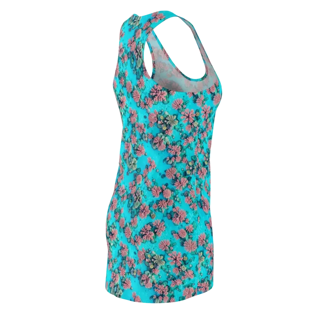 Coral Lagoon on Racerback Dress — Back Side