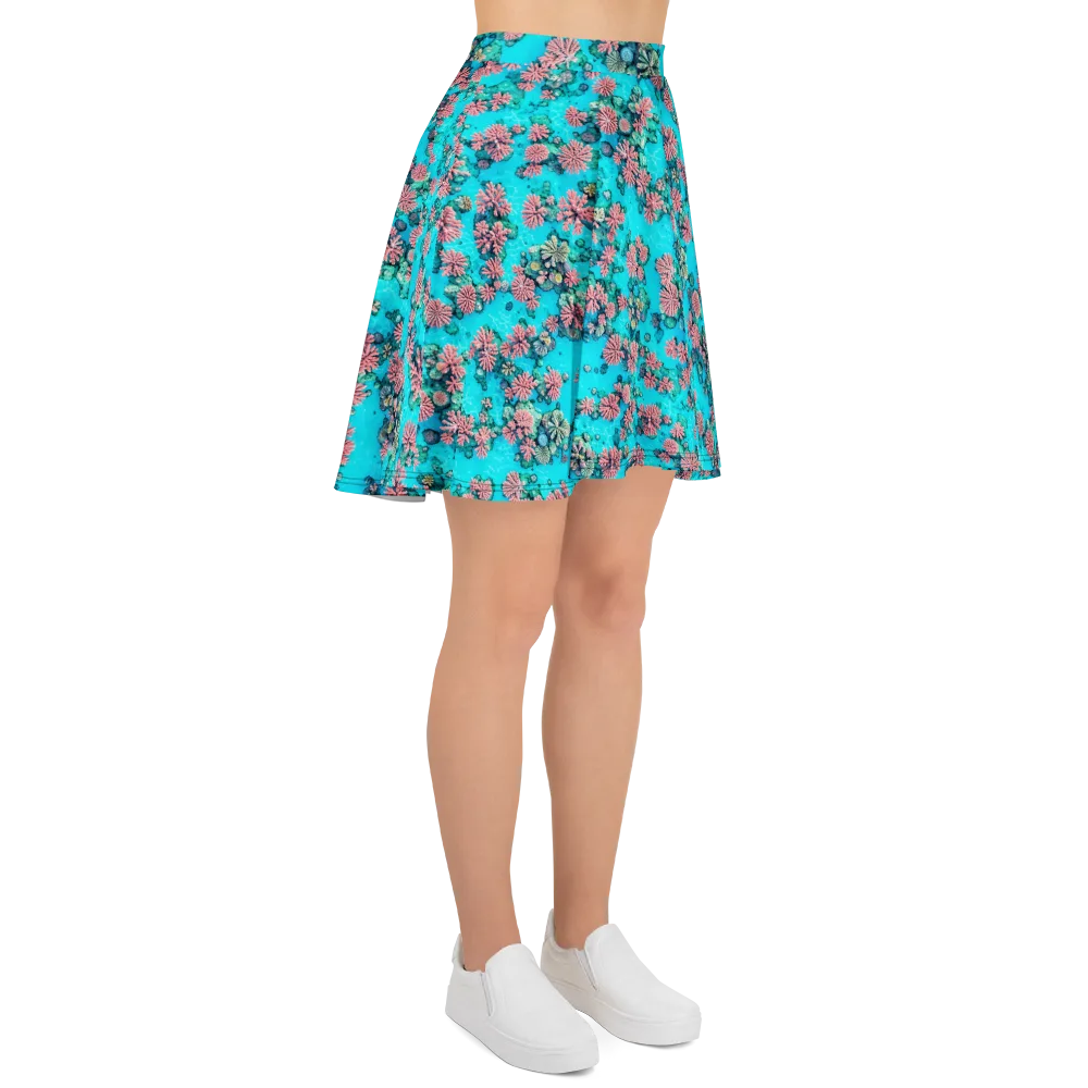 Coral Lagoon on Skater Skirt — Right