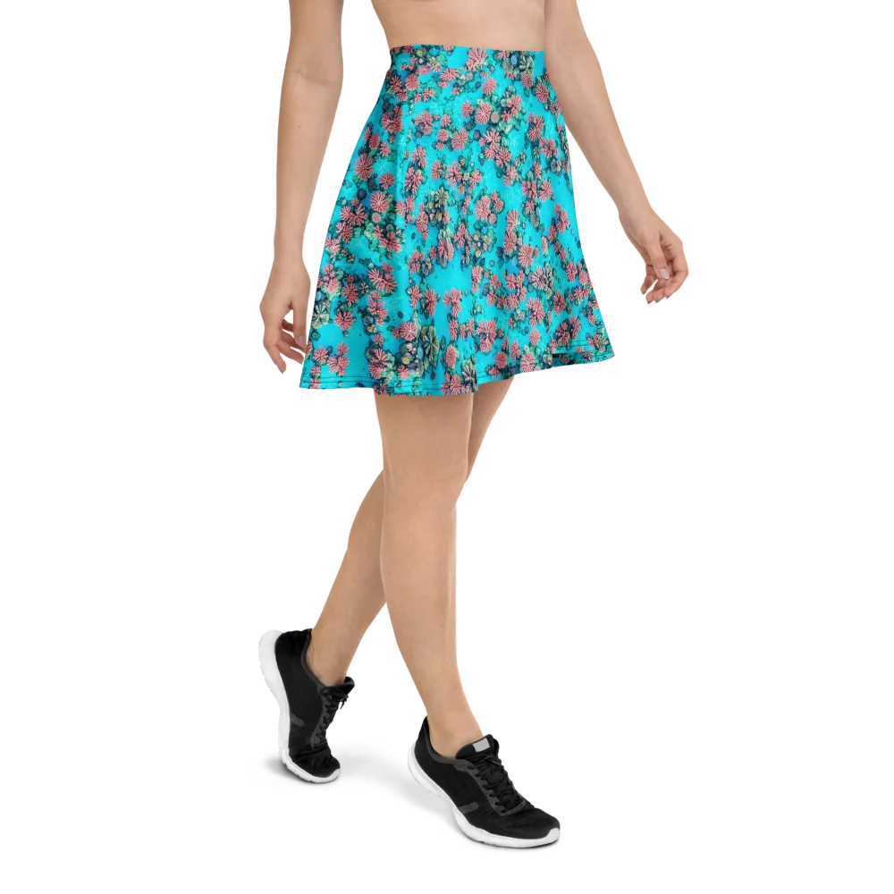 Coral Lagoon on Skater Skirt — Right
