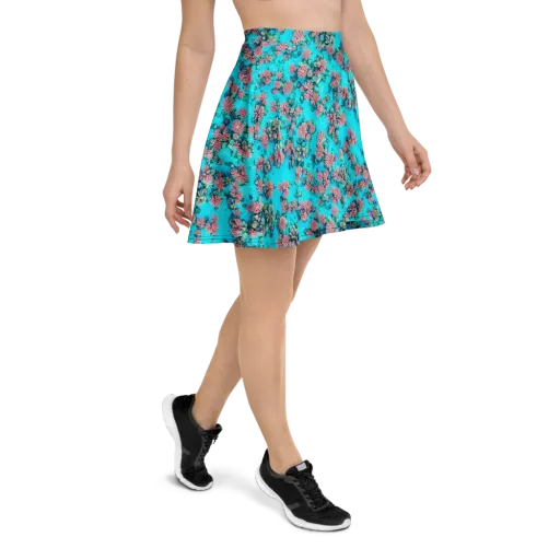 Coral Lagoon on a Skater Skirt