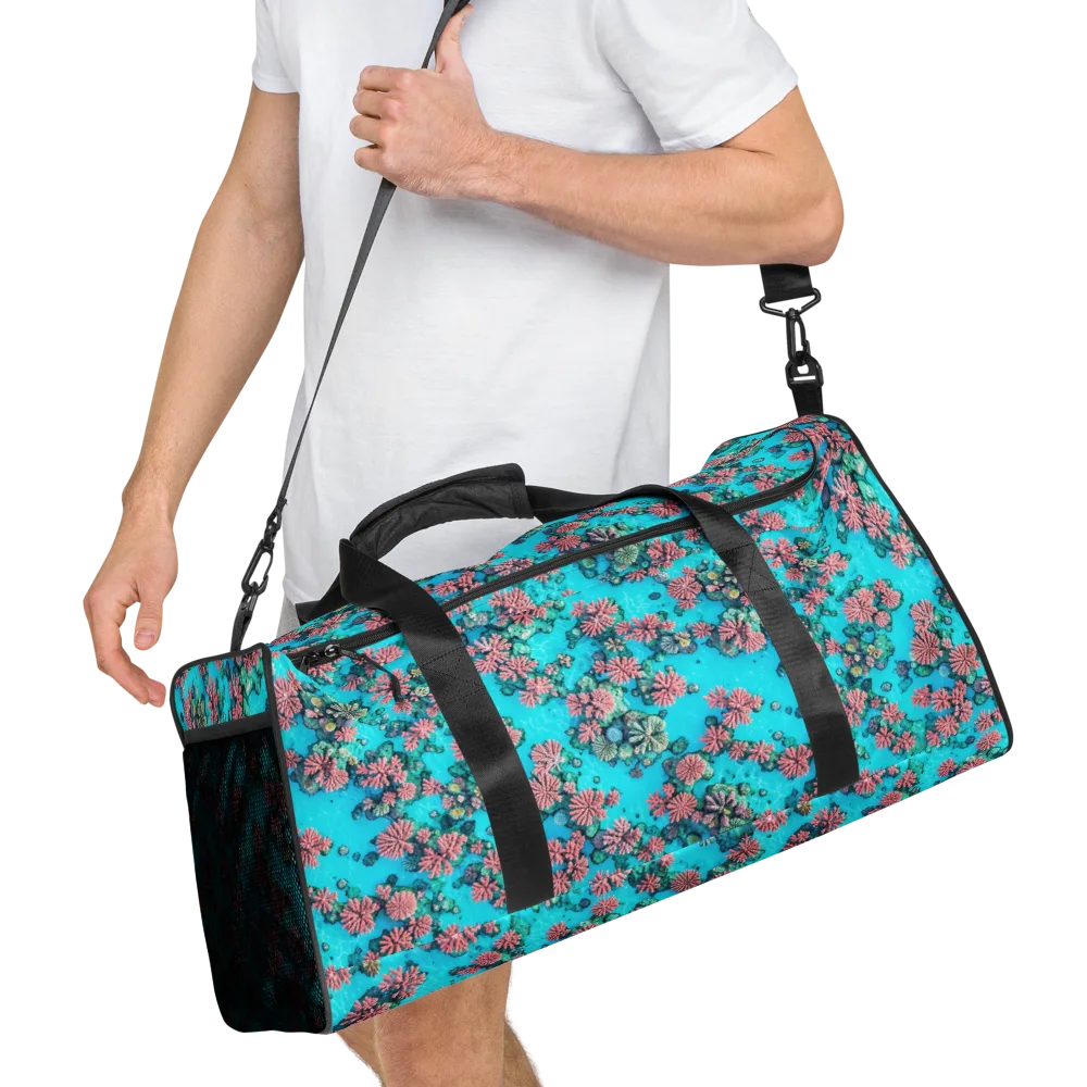 Coral Lagoon on Duffle Bag — Right Front