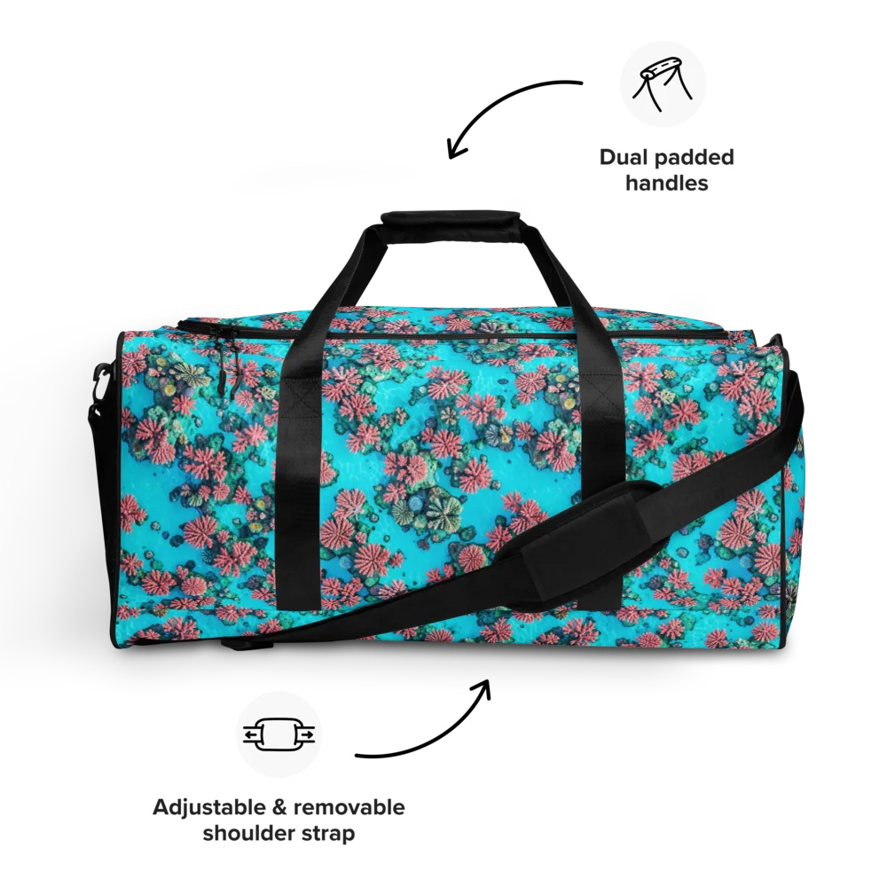 Coral Lagoon on Duffle Bag — Front