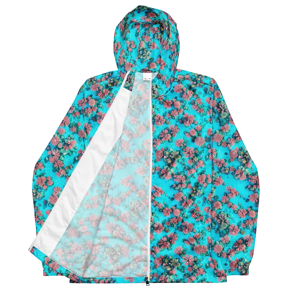 Coral Lagoon on Men's Windbreaker — Front
