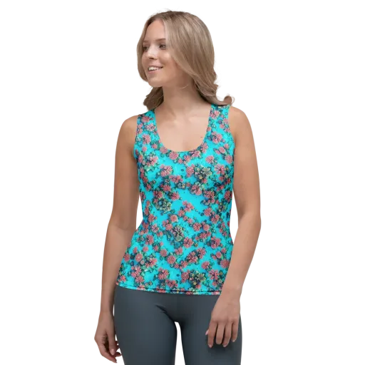 Coral Lagoon on a Women's Tank Top